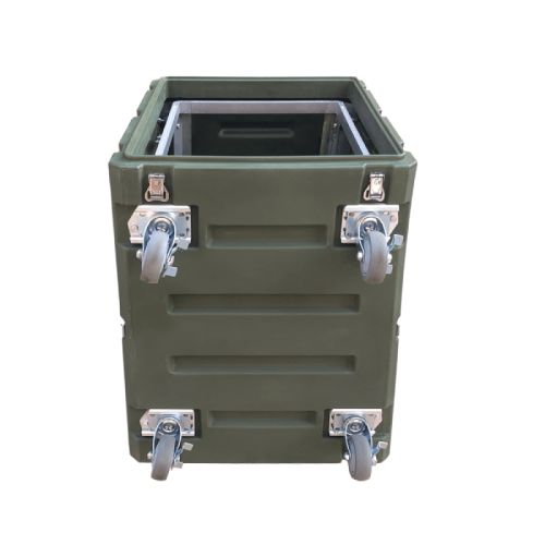 Кейс КД 14199 с рэковой стойкой 12U чёрный Кейс КД 14199 с рэковой стойкой 12U чёрный