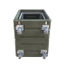 Кейс КД 14199 с рэковой стойкой 12U чёрный Кейс КД 14199 с рэковой стойкой 12U чёрный