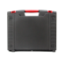 Кейс HEAVY 4028 черный с красными защелками и красной ручкой Кейс HEAVY 4028 черный с красными защелками и красной ручкой